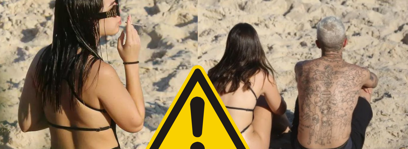 Mel Maia é flagrada fumando 'cigarrinho suspeito' em praia; veja