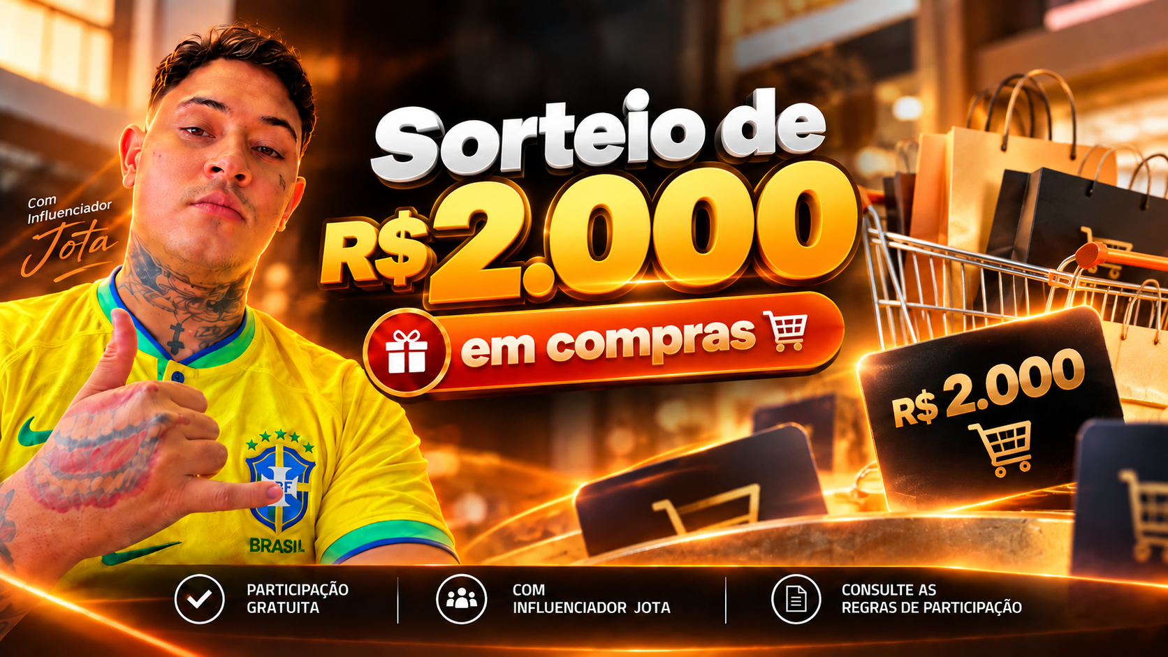 Participe com Segurança nos Sorteios Online de R$ 2 Mil em Compras