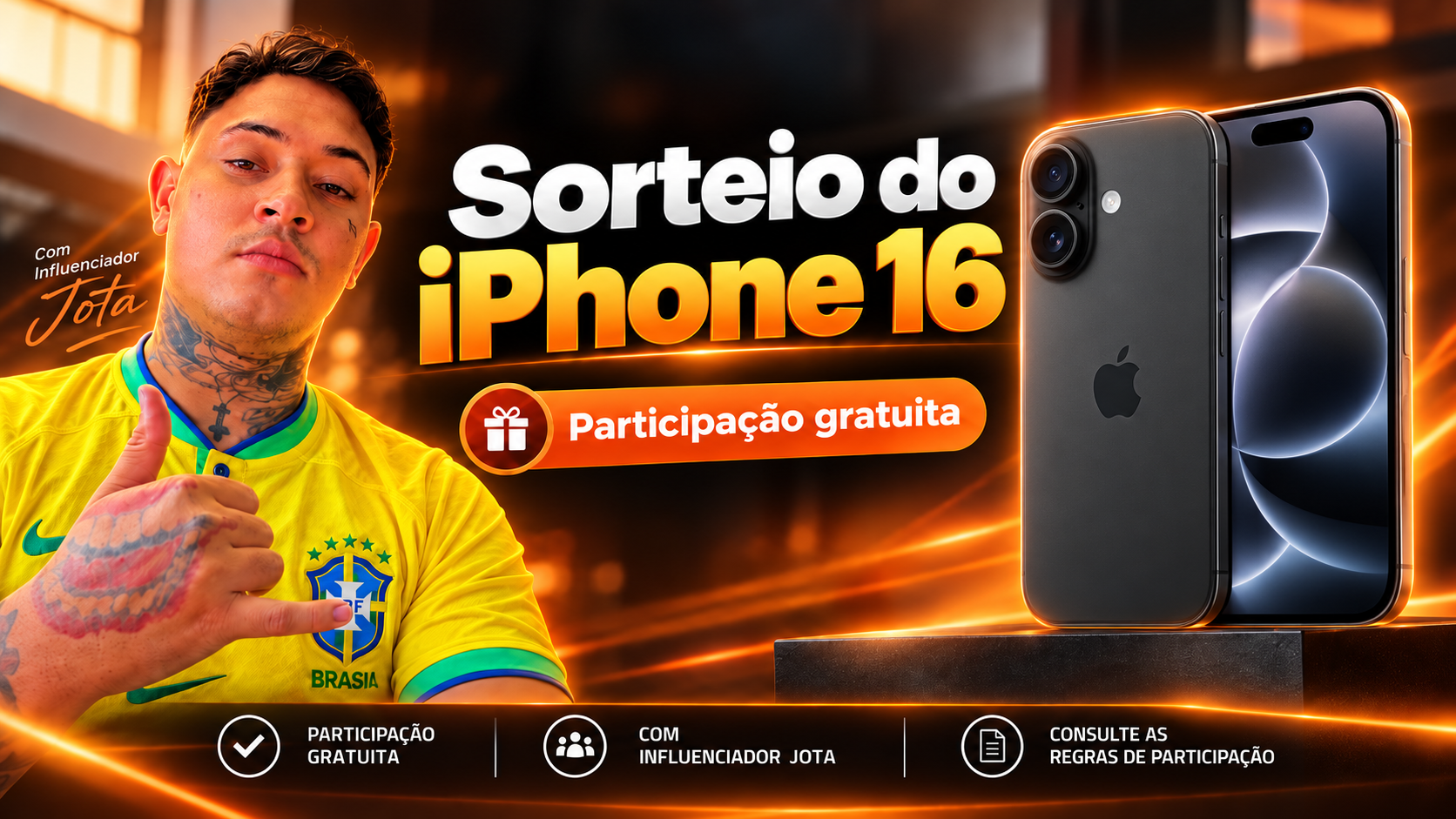 Sorteios Online de iPhone 16: Segurança e Benefícios com Jota e Cifra do Bem